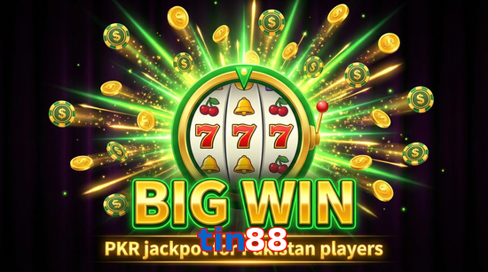 Big win animation on Tin88 slot game
